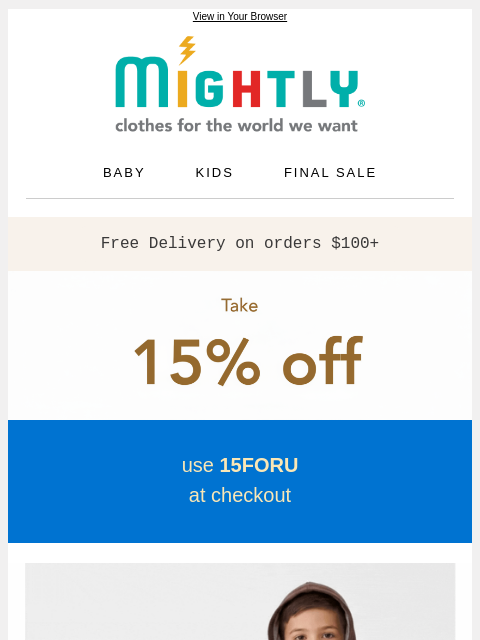 mightly newsletter: The Fall Shop Is Open + Your Exclusive 15% Off!