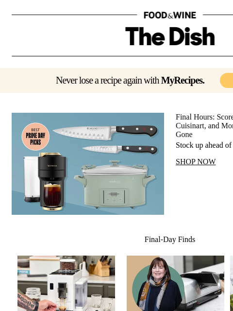 foodandwine newsletter: Final Hours: Score Up to 77% Off KitchenAid, Cuisi...