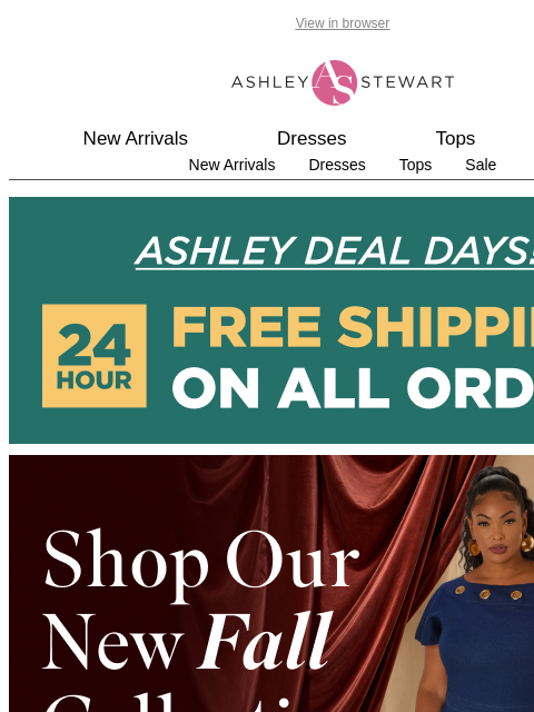 ashleystewart newsletter: 👀 Your guide to our favorite fall sets