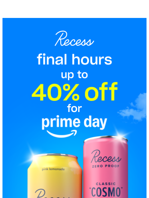 takearecess newsletter: up to 40% off + our coolest giveaway ever