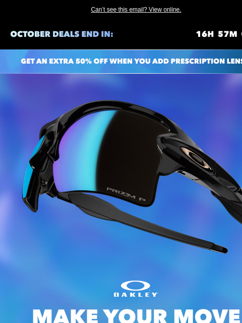 oakley newsletter: Up to 25% Off Ends At Midnight PST
