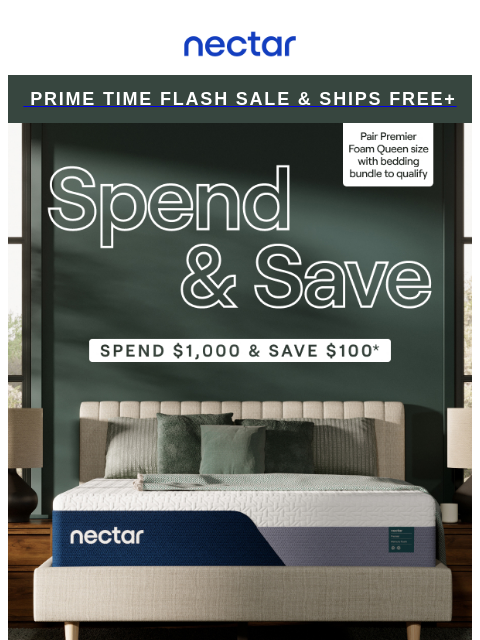 Explore our Premier Foam Mattress & add-on a Bedding Bundle. Plus, enjoy everyday savings of up to 50%.* All mattress purchases include our 365-night risk-free home trial & free standard