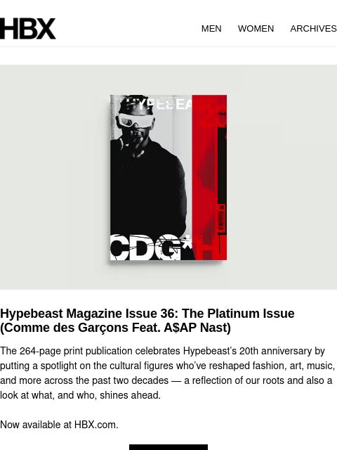 hbx newsletter: Hypebeast Magazine Issue 36: The Platinum Issue (C...