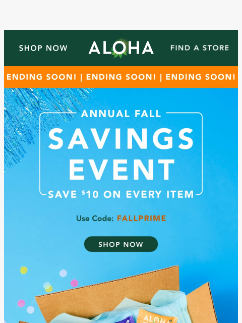 aloha newsletter: Time is running out ⌛