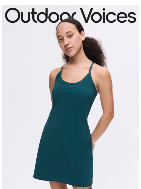 outdoorvoices newsletter: NEW COLOR DROP