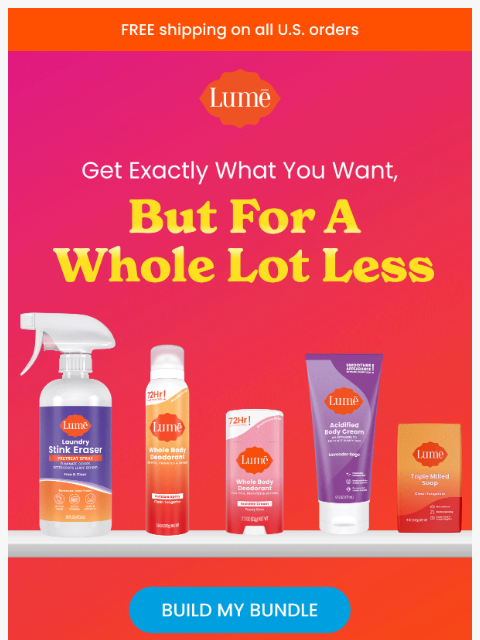 lumedeodorant newsletter: Save up to 30% SITEWIDE, no sale required