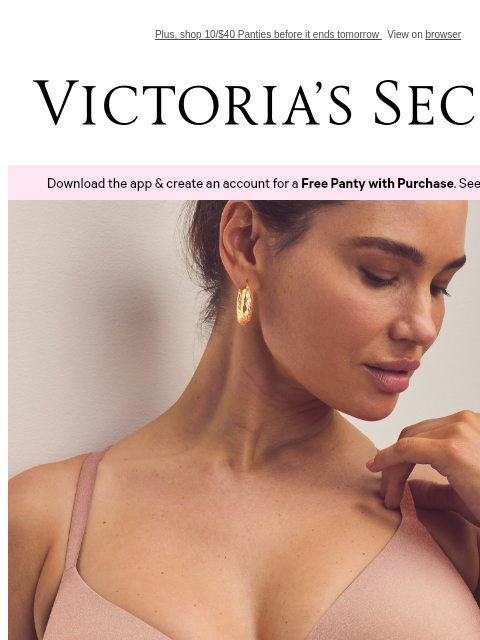 victoriassecret newsletter: Double the NEW: FlexFactor Bra + Sizes
