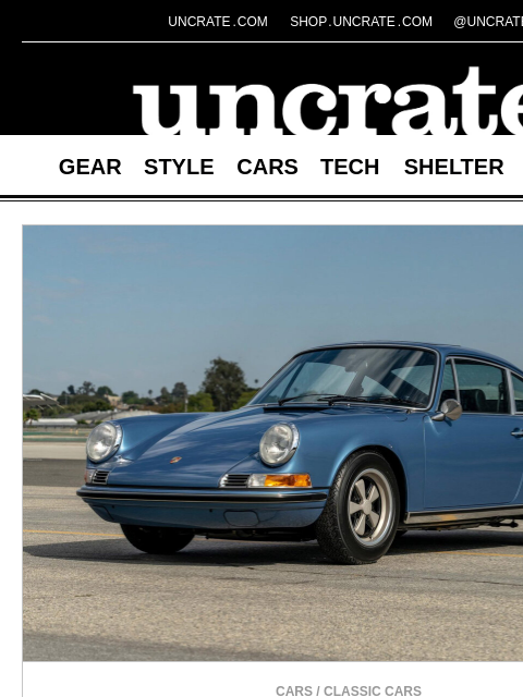 uncrate newsletter: Jerry Seinfeld's RUF 1971 Porsche 911S Coupe & mor...