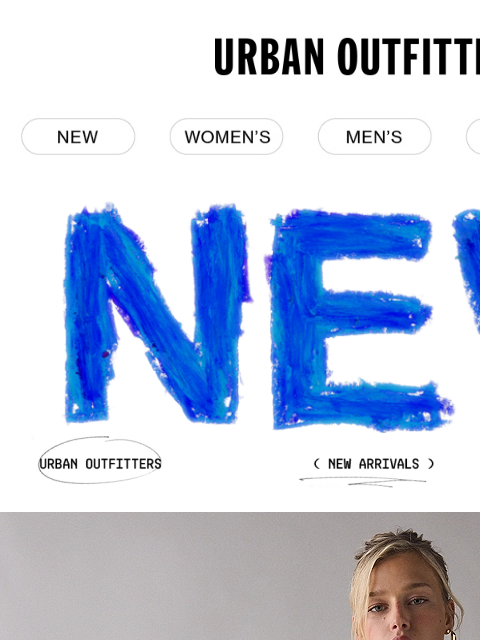 urbanoutfitters newsletter: all new for you (and you, and you)