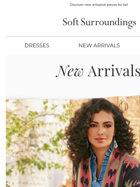 softsurroundings newsletter: Fresh Styles Just Landed