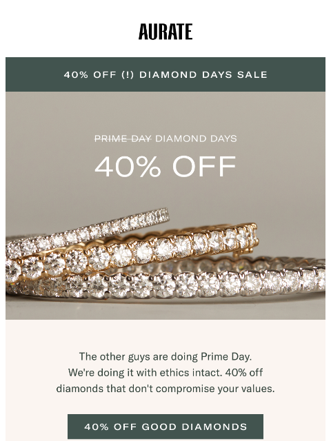 auratenewyork newsletter: PRIME DAY SCHMIME DAY