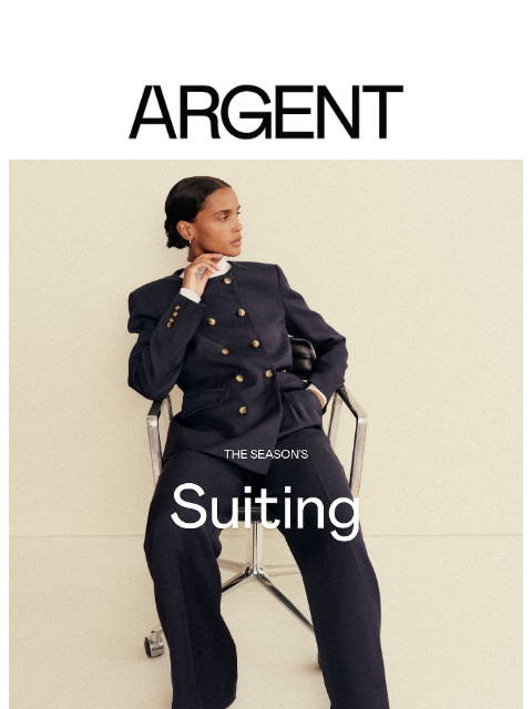 argentwork newsletter: Just clocked in: Fall Suiting