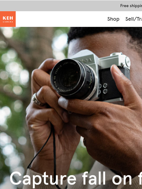 keh newsletter: Save on film gear for fall🍂