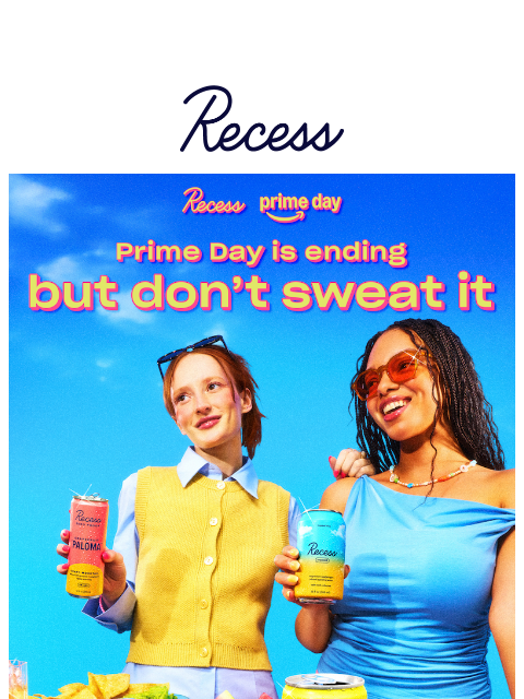 takearecess newsletter: last chance for up to 30% off