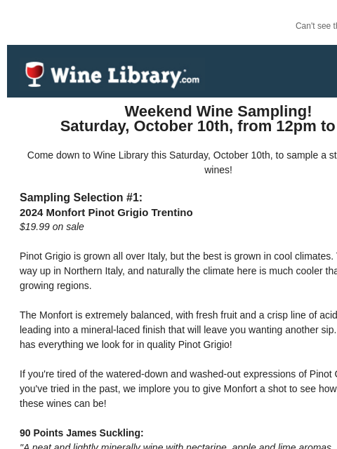 winelibrary newsletter: Sample a 98 point Super Tuscan plus a few of our n...