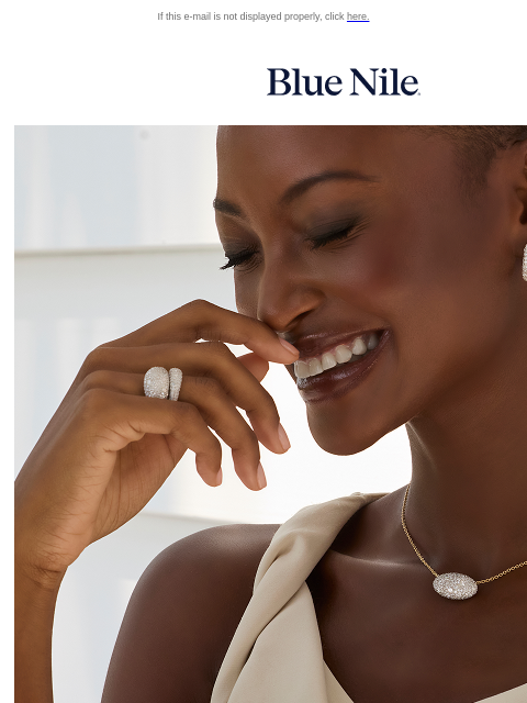 bluenile newsletter: Introducing the Modern Pavé Collection