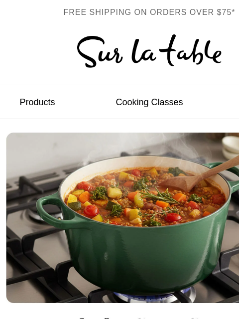 surlatable newsletter: Happy Soup Season! 🍲