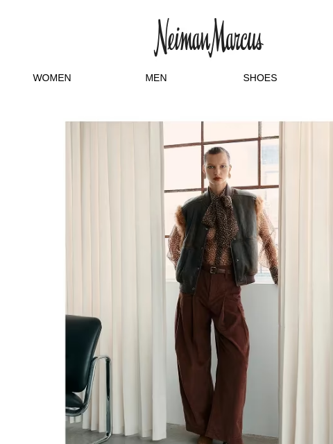 neimanmarcus newsletter: Prep for the cold months