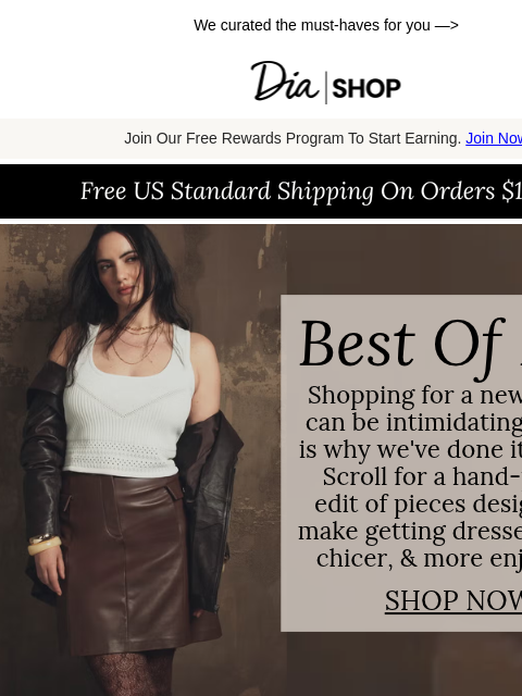 dia newsletter: What You *Actually* Need for Fall