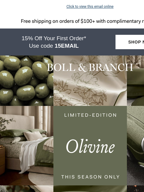 bollandbranch newsletter: This new color is trending (for good reason)