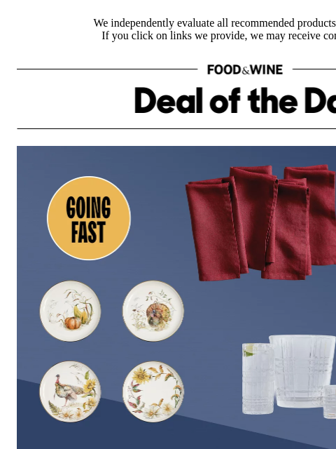 foodandwine newsletter: Pottery Barn Has Table Upgrades for Less — Startin...