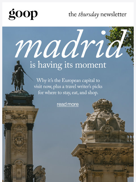 goop newsletter: the Thursday newsletter