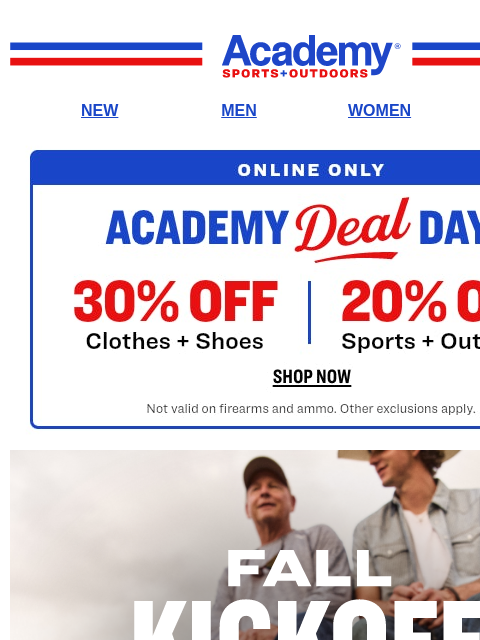 academy newsletter: BOGO 50% Off Magellan Outdoors Clothing