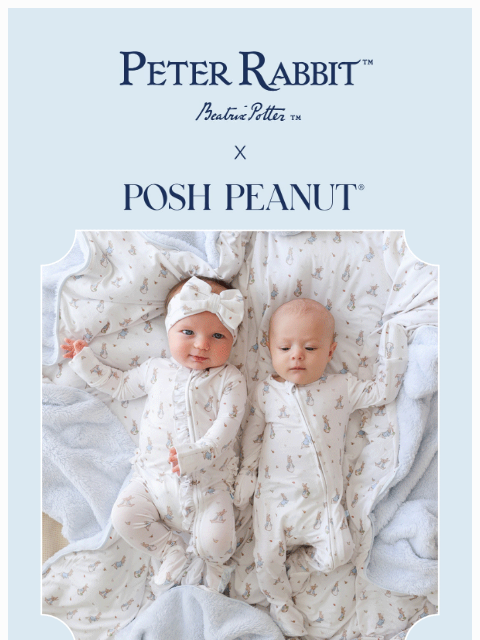 poshpeanut newsletter: 🥕🐰Hot to It: Peter Rabbit™ Style Are Selling Out...