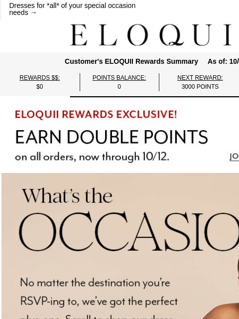 eloquii newsletter: Guest? Bride? Wedding crasher? 💋