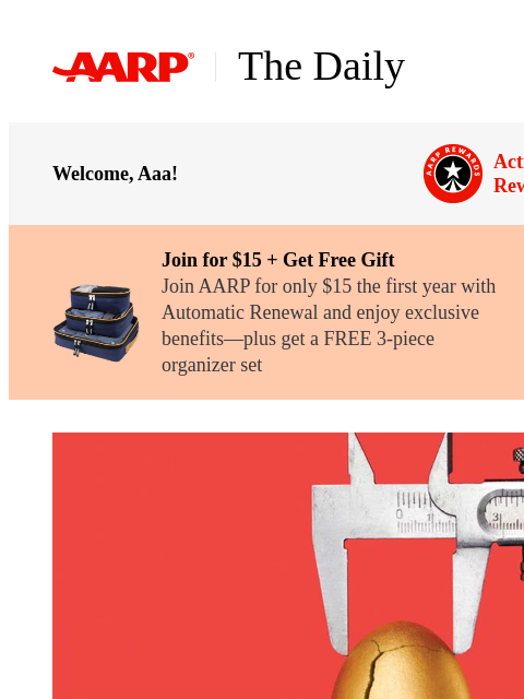 aarp newsletter: The Daily — 5 Retirement Expenses That Keep Climbi...