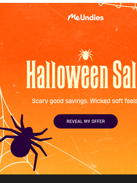 meundies newsletter: The Halloween Sale Is Here 🎃