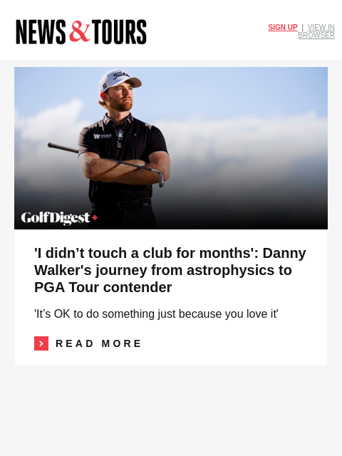 golfdigest newsletter: One family's $50M Tom Fazio course