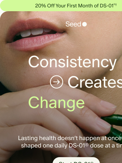 seed newsletter: Your health thrives on routine.