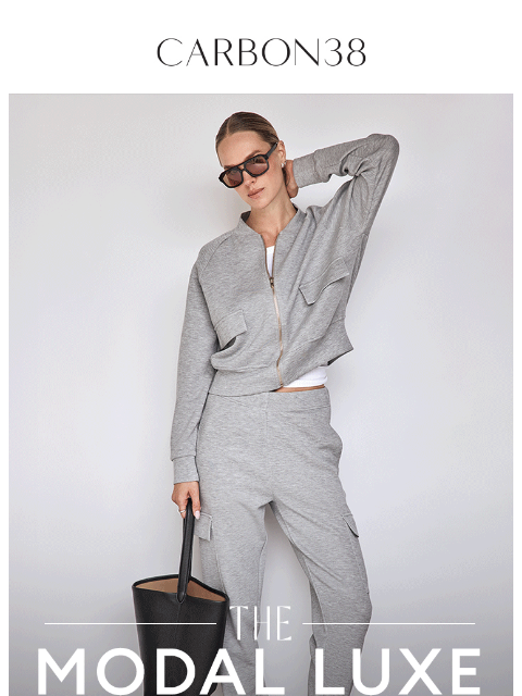 carbon38 newsletter: NEW: Modal Luxe