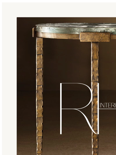 rh newsletter: New & Inspired Collections by Acclaimed Designers
