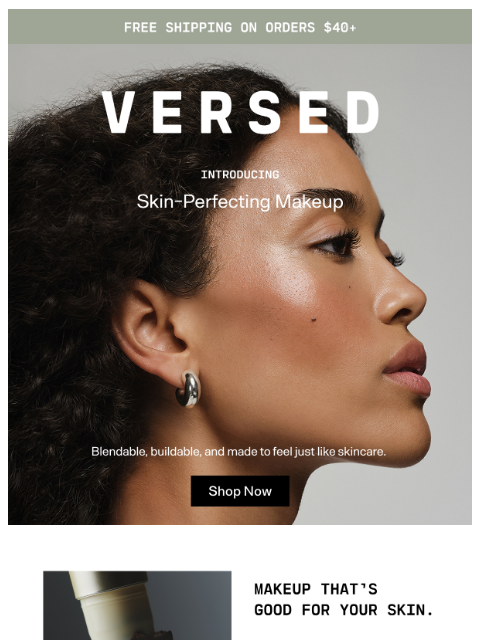 versedskin newsletter: Skin-Perfecting Makeup Is Here