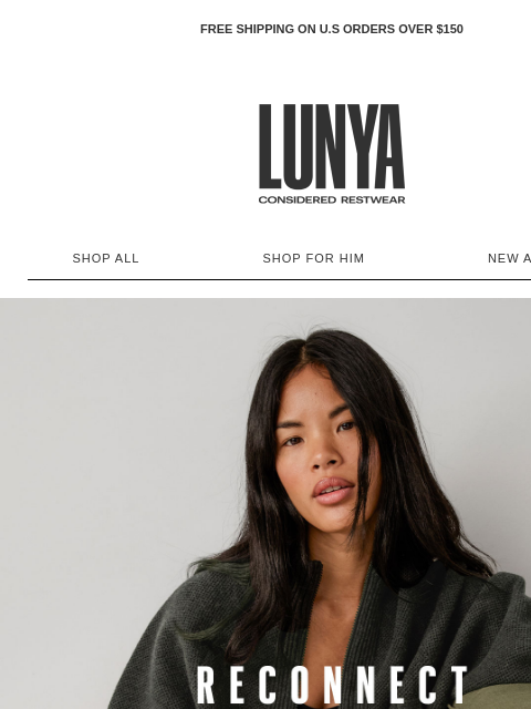 lunya newsletter: TOUCH GRASS