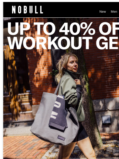 nobullproject newsletter: Up to 40% Off Workout Essentials