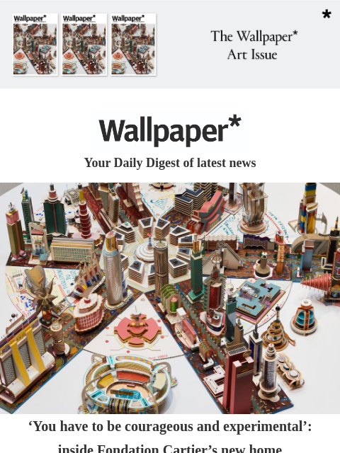 futureplc newsletter: Inside Fondation Cartier’s new home