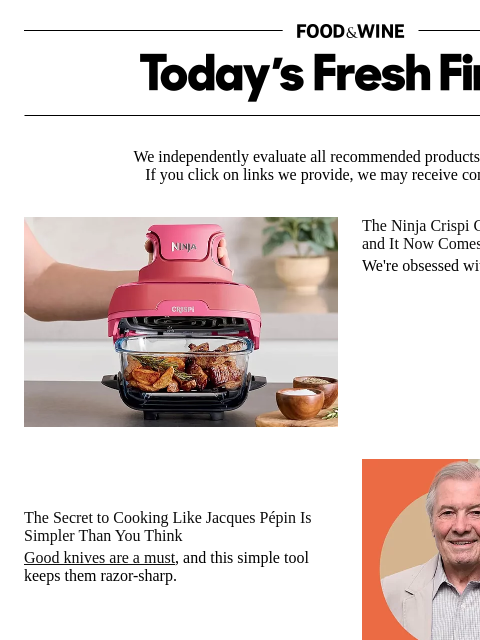 foodandwine newsletter: This Is the Simple Secret to Cooking Like Jacques ...