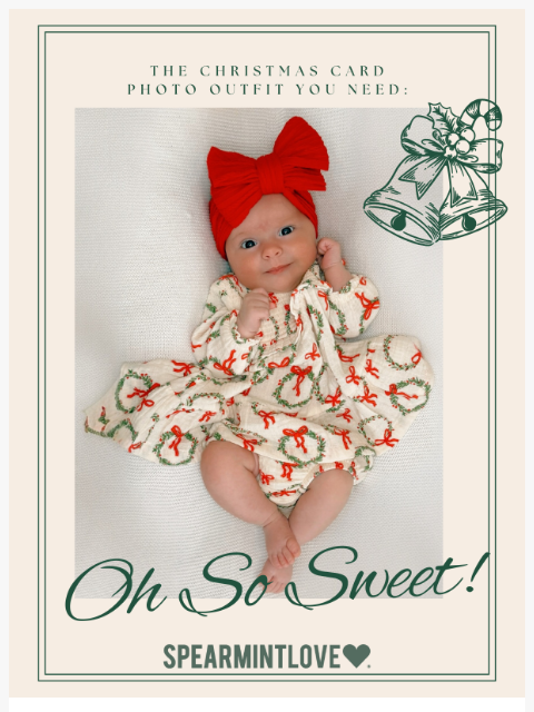 spearmintlove newsletter: The Christmas Card Photo Outfit You Neeeed! ❤️