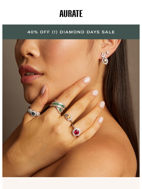 auratenewyork newsletter: JUST DROPPED: VINTAGE 40% OFF