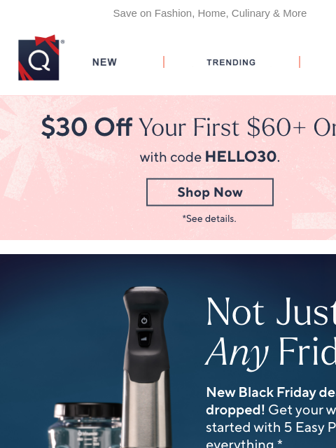 qvcemail newsletter: TGIF! 5 Easy Pays on Everything