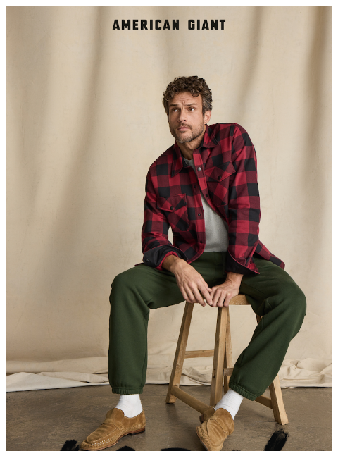 american-giant newsletter: Icon No. 2: The Redwood Fleece