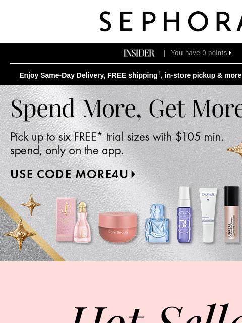 sephora newsletter: Hey, Insider...We think you'll love this.