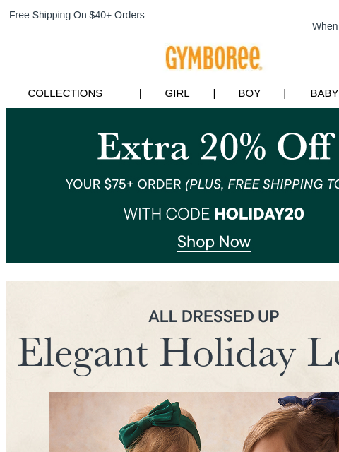 gymboree newsletter: New for the Holidays: Marchesa Mini x Gymboree