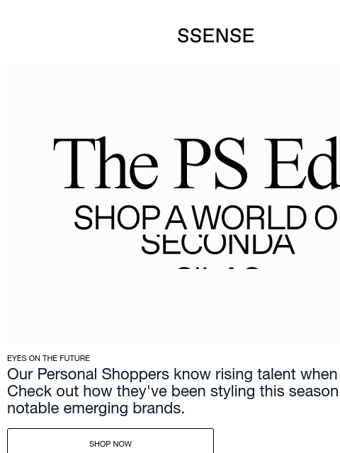 ssense newsletter: How We're Styling the Next Wave