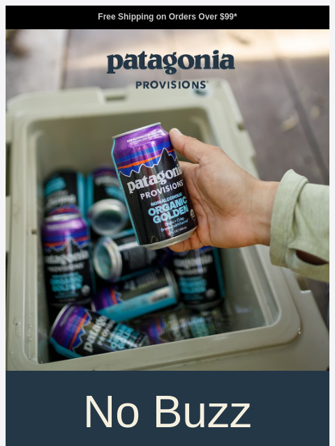 patagonia newsletter: Wildly drinkable, zero hangover