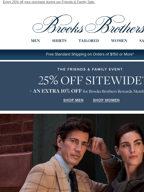 brooksbrothers newsletter: Meet the season’s defining layers