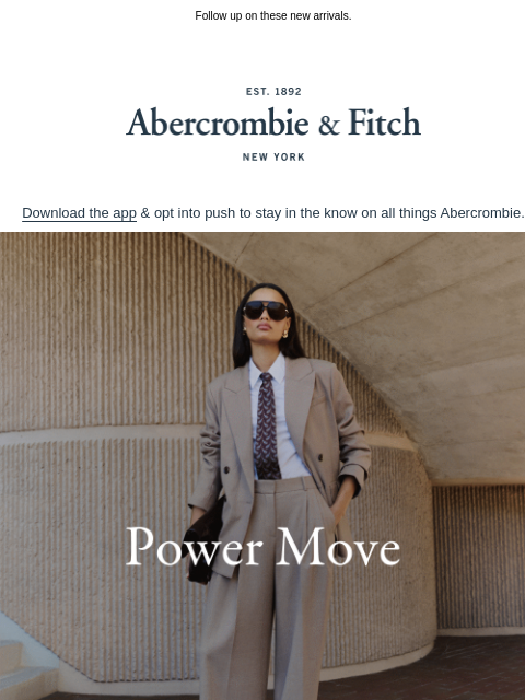 abercrombie newsletter: Spotted on the way to work.